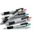 Astro Plastic Twist Action Ballpoint Pen & Highlighter Combo